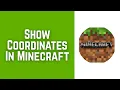 How To Show Coordinates In Minecraft Java 2026