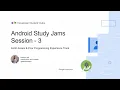 Android Study Jam - 03