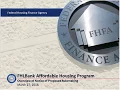 Federal Home Loan Banks Affordable Housing Program Webinar