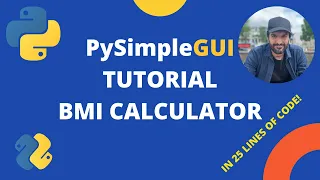 PySimpleGUI Tutorial - BMI Project for beginners