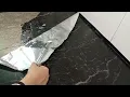 Kitchen wallpaper waterproof oil proof Review How to remove wallpaper marble sheet sticker