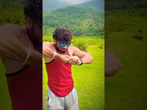 24 pencils break wrist power 🇮🇳💪 #shorts #strong #giantthedheeraj #india #strong