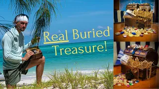 REAL Buried Treasure Chest! 💸💵💰💎