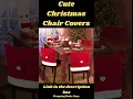 Cute Christmas Chair Covers Christmas Decoration