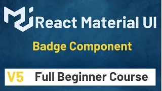 How to Use Material UI Badge Component In React JS Tutorial Material UI V5