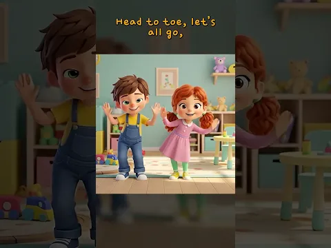Touch Your Head | Sing and Move with Us #shorts #kidssongs #actionrhymes