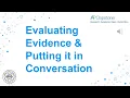 Evaluating Sources Evidence