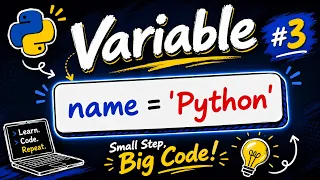 Python Tutorial for Beginners 2026 Data Engineering Episode 3 Variables in Python