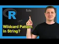 Match Wildcard Pattern and Character String in R Example Globbing Patterns grep grepl