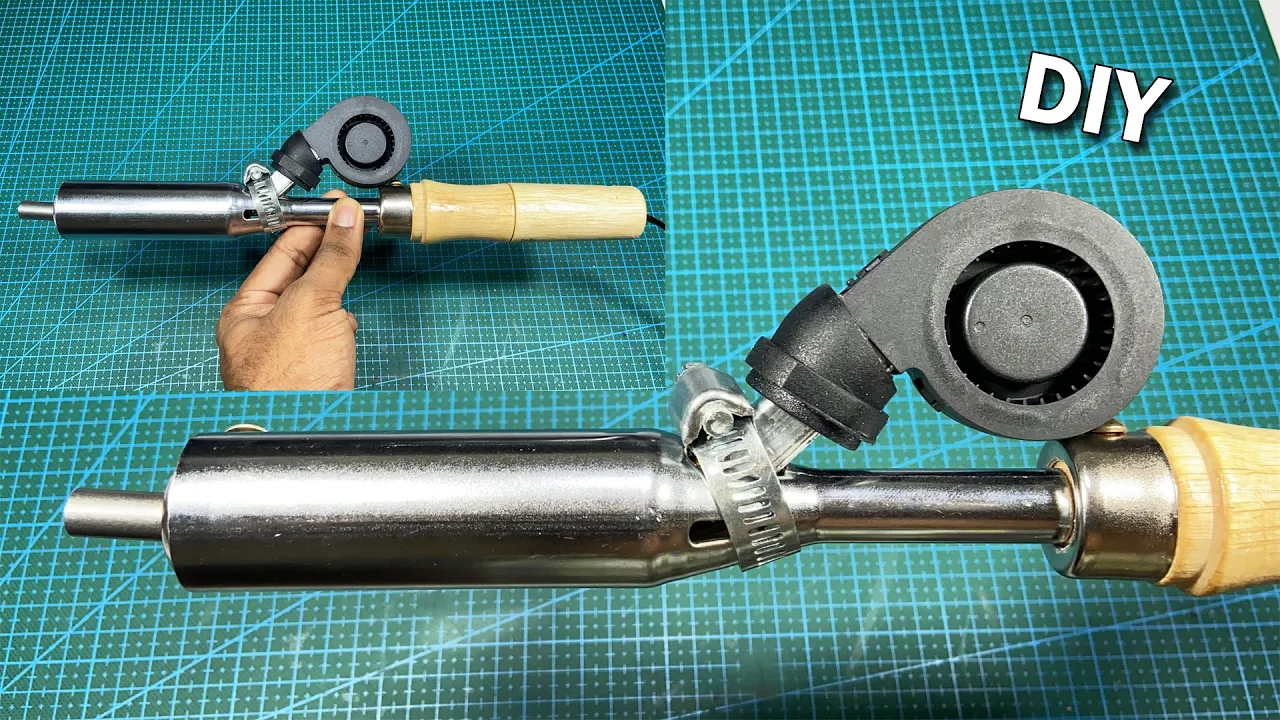 How to Make Hot Air Gun from Soldering Iron (Simple DIY)