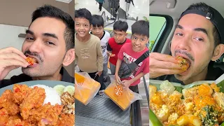 NYAMPUR NASI PADANG PAKAI KECAP INGGRIS + KECAP ASIN, HASILNYA? - KOMPILASI MUKBANG AMRITSA RAJE