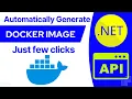 create docker image for net core application docker container