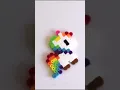 DIY Unicorn Rainbow Keychain Perler Beads