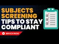 How to Conduct Effective Sanctions Subjects Screening