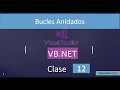12 Fundamentos de Visual Basic Net con Interfaces Graficas Bucles anidados