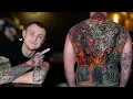 TATTOOING A SATANIC RITUAL FULL BACK