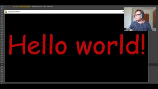 creating flashing text - pygame
