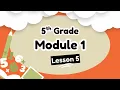 5th Grade Module 1 Lesson 5 Eureka Math Squared