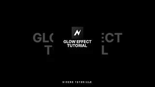 Glow effect tutorial node editor