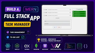 Full Stack ToDo App with React Node js Express MongoDB Tutorial