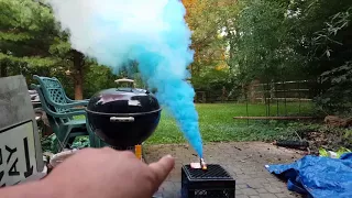 Triple color freedom smoke super candle demo