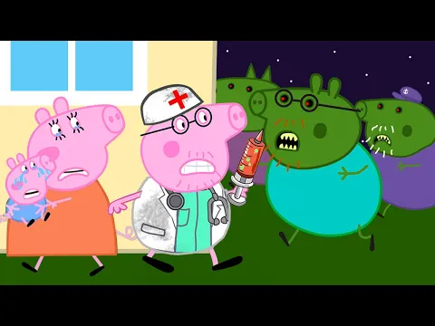 Download MP3 Zombie Apocalypse, Zombie Appears In Dr  Peppa's Room🧟‍♀️ | Peppa Pig Funny Animation