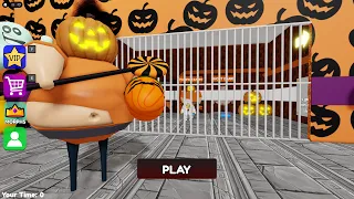 HALLOWEEN BARRY'S PRISON RUN! 🎃🪦🧛 #roblox Roblox Obby Barry's Prison Run