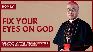 where is your focus faith that overcomes fear william cardinal goh homily 21 jan 2026 