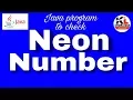 java program to check neon number Neon number in java Knowledge Light