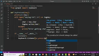 Simple Keylogger in Python