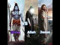 Shiv VS Allah \u0026 Jesus 🕉️/ ☪️✝️ #Mahadev #Allah #Jesus // who Win ❓🤔// @Itzrkcreation