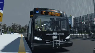 Bus 2251 CALEDONIA Route 190 Unionville Express to Unionville Park RARE