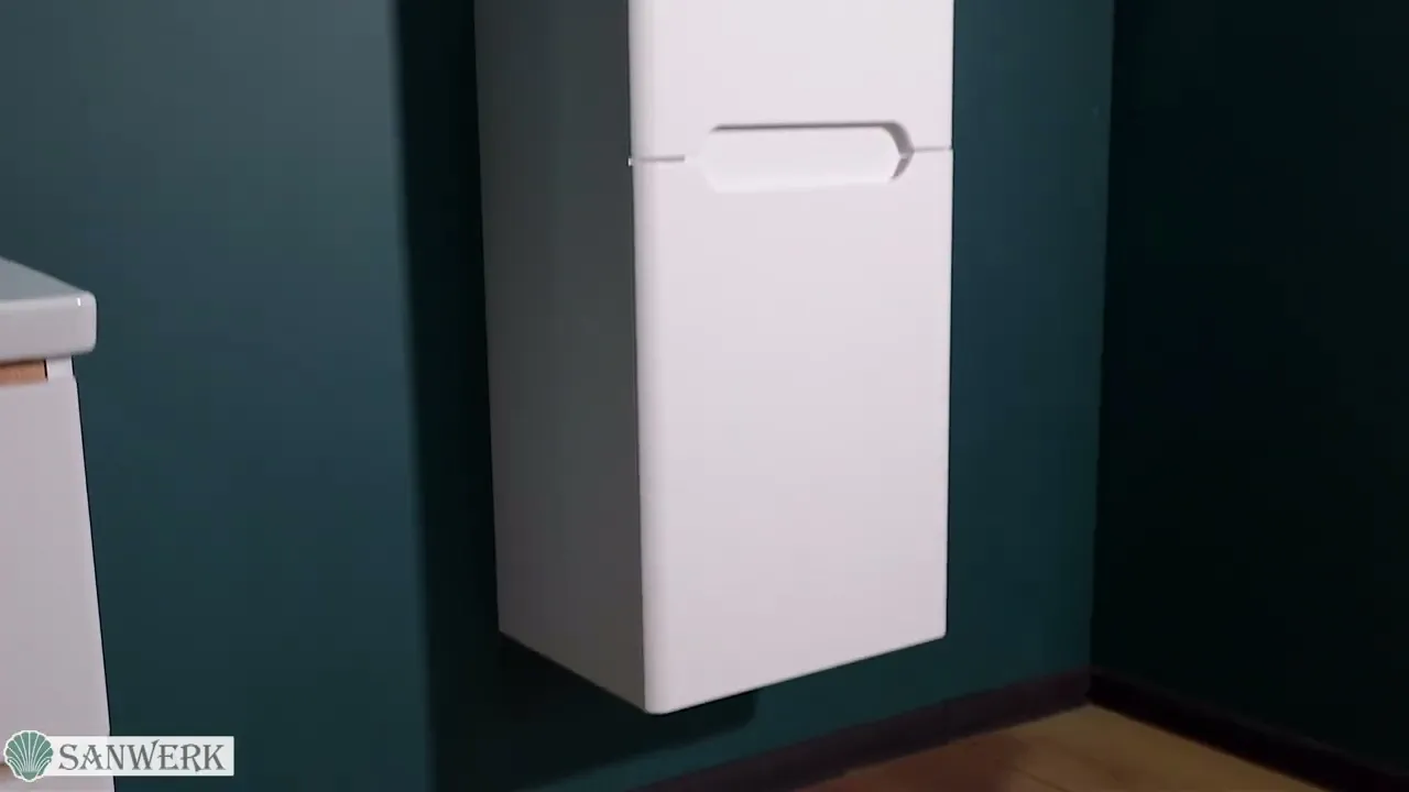 Відеоогляд пеналу для ванної Вега Air 40 см з фурнітурою Blum (desktop)