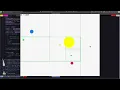 Particle simulator with Barnes-Hut gravity