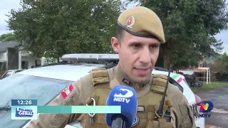 Grande apreensão de armas é feita pela PM no bairro Bom Pastor em Chapecó