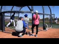 Actor Rob Riggle and family visit Royals spring training