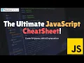 The Ultimate JavaScript CheatSheet Code Snippets With Explanation