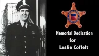 Officer Leslie Coffelt Dedication 2015