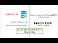 Oracle 11g Database Administration Workshop 1 Class 04 Exploring the Oracle Database Architecture