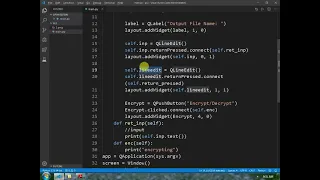 How to make a GUI application