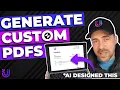 Generate Custom PDFs in Glide from ANY TEMPLATE Full Tutorial