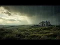 Wuthering Heights Ambience | Storm Over The Moor | Wind and Light Rain | Storm Ambience For Reading