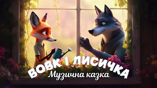 Казка про вовчика і лисичку Весела Пісенька Музична Казка для Дітей 