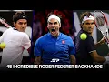 45 INCREDIBLE Roger Federer Backhands