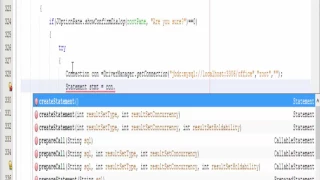 Delete Data From database using JFrame