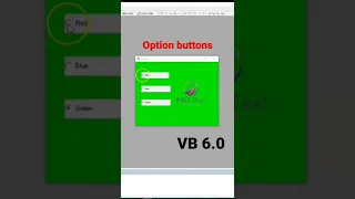 Option button in VB 6 0