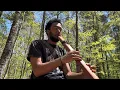 Download Lagu playing my drone flute in the woods