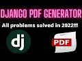 Django PDF Generator Django HTML to PDF converter 2024