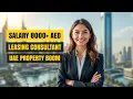 Leasing Consultant Salary in UAE 8k 25k Dirhams per Month TrueCV