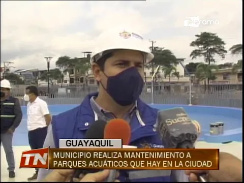 Municipio realiza mantenimiento a parques acuáticos que hay en la ciudad